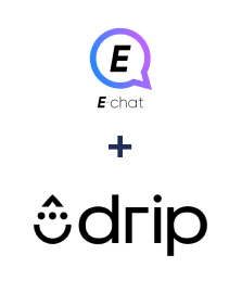 Integração de E-chat e Drip
