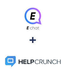 Integração de E-chat e HelpCrunch