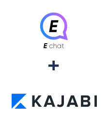 Integração de E-chat e Kajabi