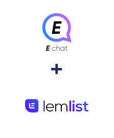 Integração de E-chat e Lemlist