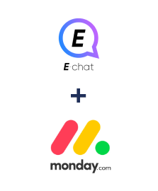 Integração de E-chat e Monday.com