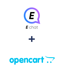Integração de E-chat e Opencart