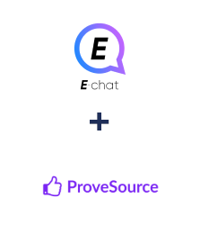 Integração de E-chat e ProveSource