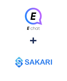 Integração de E-chat e Sakari