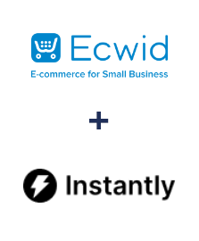 Integração de Ecwid e Instantly