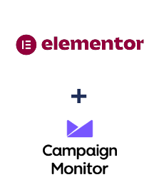 Integração de Elementor e Campaign Monitor