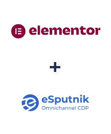 Integração de Elementor e eSputnik