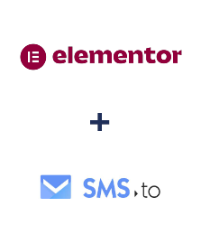 Integração de Elementor e SMS.to