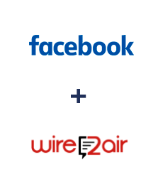 Integração de Facebook e Wire2Air