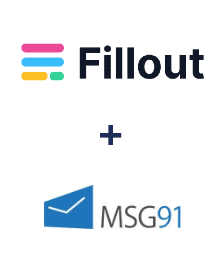 Integração de Fillout e MSG91