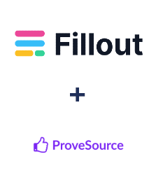Integração de Fillout e ProveSource
