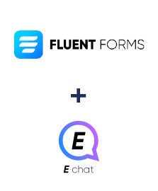 Integração de Fluent Forms Pro e E-chat