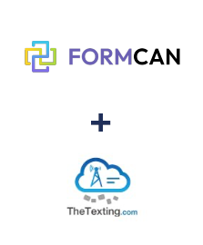 Integração de FormCan e TheTexting