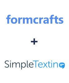 Integração de FormCrafts e SimpleTexting