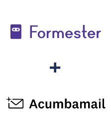 Integração de Formester e Acumbamail