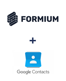 Integração de Formium e Google Contacts
