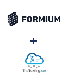 Integração de Formium e TheTexting