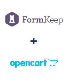 Integração de FormKeep e Opencart