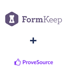 Integração de FormKeep e ProveSource