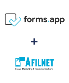 Integração de forms.app e Afilnet