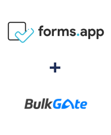 Integração de forms.app e BulkGate