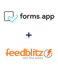 Integração de forms.app e FeedBlitz