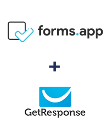 Integração de forms.app e GetResponse