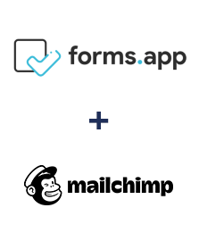 Integração de forms.app e MailChimp