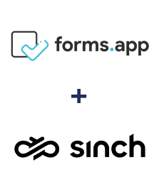 Integração de forms.app e Sinch