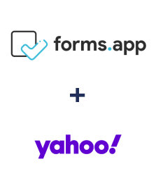 Integração de forms.app e Yahoo!