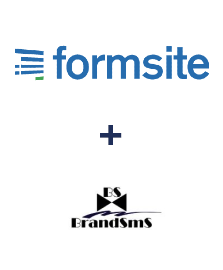 Integração de Formsite e BrandSMS 