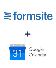 Integração de Formsite e Google Calendar