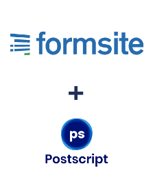 Integração de Formsite e Postscript