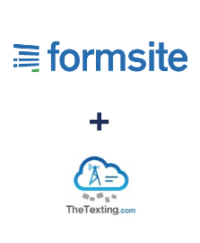 Integração de Formsite e TheTexting