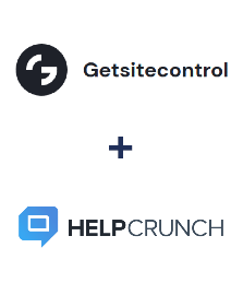 Integração de Getsitecontrol e HelpCrunch