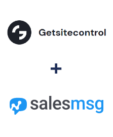 Integração de Getsitecontrol e Salesmsg