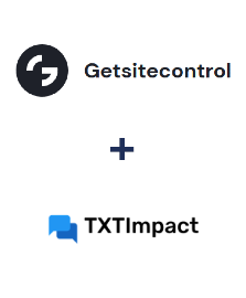 Integração de Getsitecontrol e TXTImpact