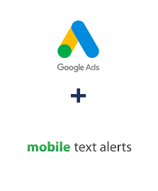 Integração de Google Ads e Mobile Text Alerts