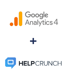 Integração de Google Analytics 4 e HelpCrunch