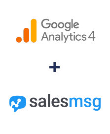 Integração de Google Analytics 4 e Salesmsg