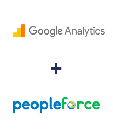 Integração de Google Analytics e PeopleForce