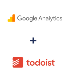 Integração de Google Analytics e Todoist