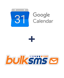 Integração de Google Calendar e BulkSMS