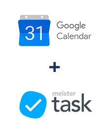 Integração de Google Calendar e MeisterTask
