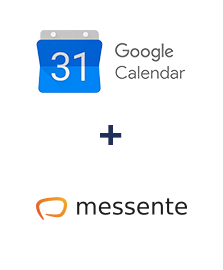 Integração de Google Calendar e Messente