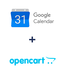 Integração de Google Calendar e Opencart