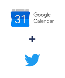 Integração de Google Calendar e Twitter