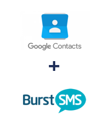 Integração de Google Contacts e Burst SMS