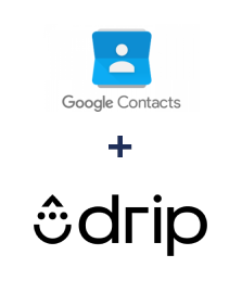 Integração de Google Contacts e Drip