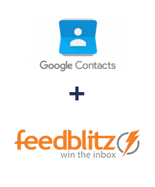 Integração de Google Contacts e FeedBlitz
